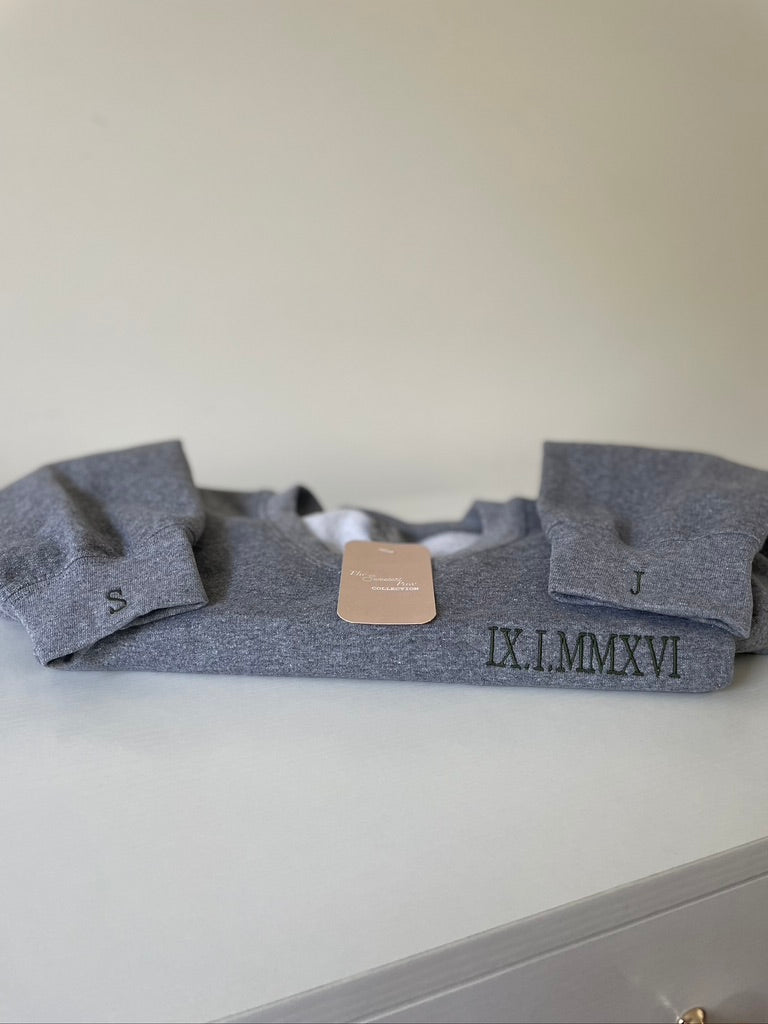 Gray roman numerals