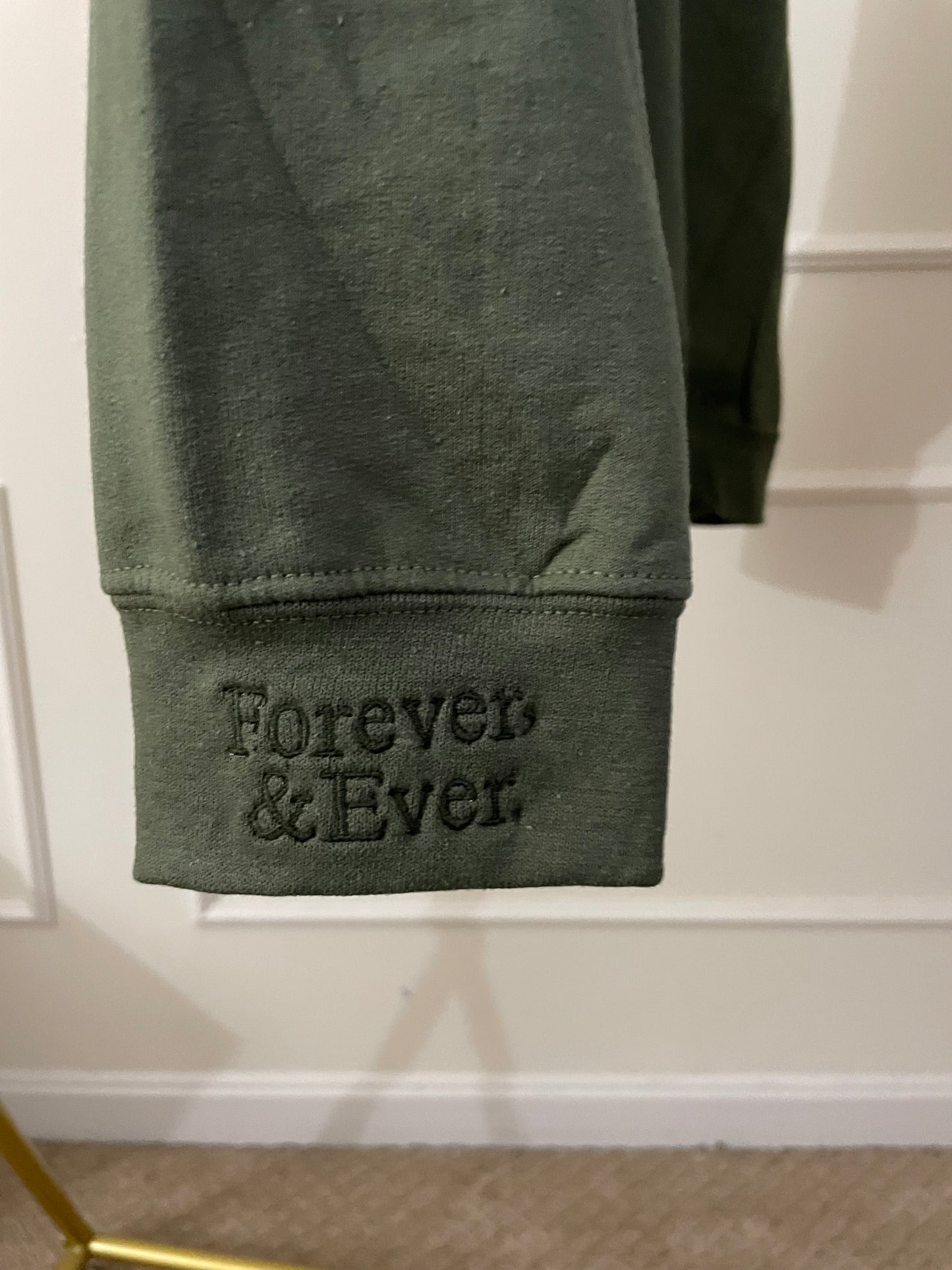 Forever and Ever  with roman numerals sweatshirt